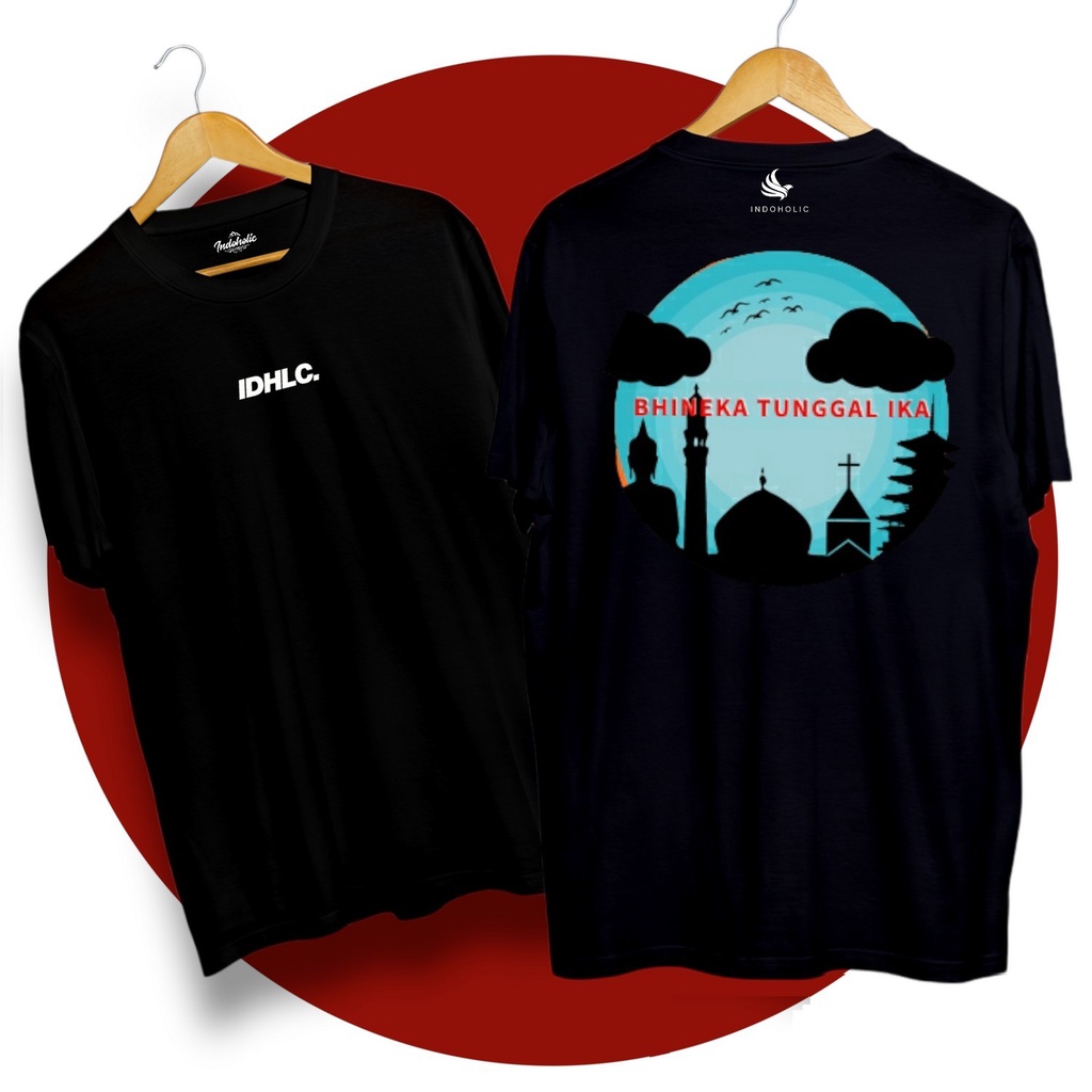 Indoholic kaos pria kaos wanita kaos distro baju kaos pria kaos oversize kaos polos H&amp;M Kaos Cewek Kaos Murah Nasa Kaos Surfing Original Bhineka Tunggal Ika