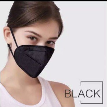 MASKER KN95 HITAM MASKER N95 5 PLY HITAM ICARE KAWAT DALAM