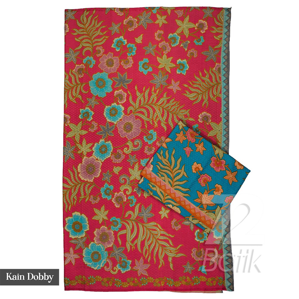 BAHAN BATIK PREMIUM Dobby Dobi Dobbi Dolbi Motif Kembang Warna Merah Bata Biru 726888 Cap 72 Jarik Jarit Samping Kebat Panjang Batik Dobby Modern Premium Bahan Seragam Batik Pernikahan Kantor Keluarga Murah Kamen Jadi Batik Bali Lembaran
