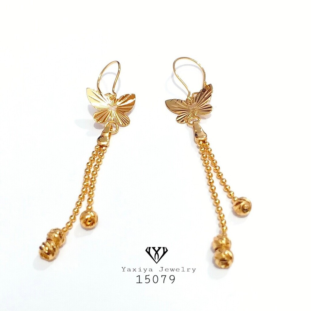 

Anting Emas Fashion Permata Perhiasan Lapis Emas 18K Yaxiya Jewelry 061