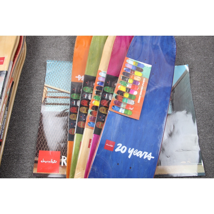 Skateboard deck pro Dewasa Import Coklat double warped skateboard Roda Empat, Papan Profesional Untuk Pemula Amerika