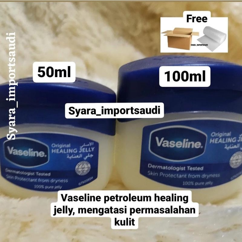 vaseline arab healing jelly 100% ori arab saudi isi 50ml dan 100ml