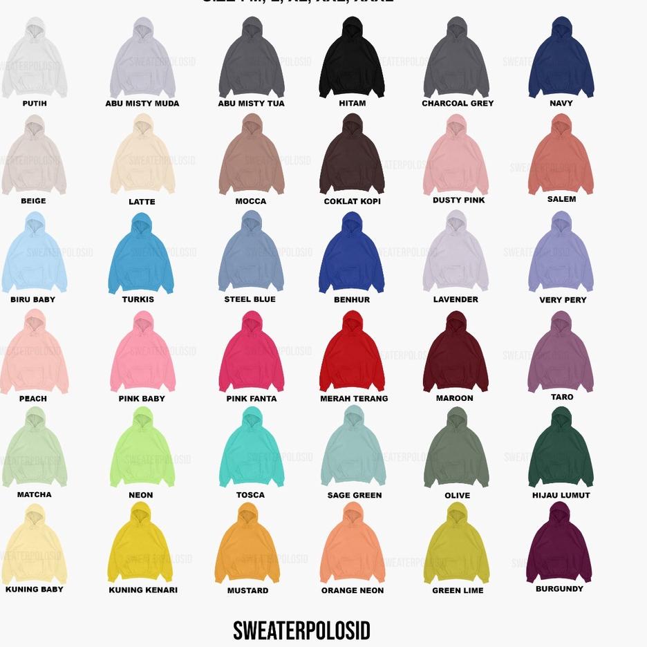 SALEE.. SWEATERPOLOSID Hoodie Jumper Pandemic S-XXL (Pria & Wanita)