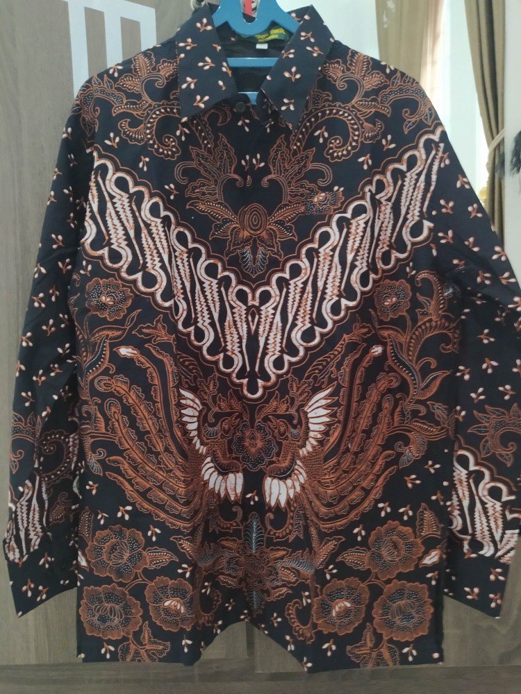 Batik Pria Solo Furing Wening Primisima Kusuma Sogan Coklat