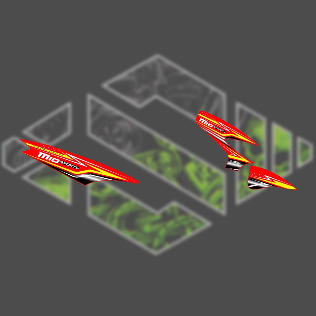 List Sticker Striping Mio Sporty / Striping Variasi Custom Mio Sporty/Smile / Stiker Motor Mio Sport