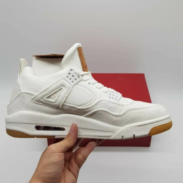 jordan 4 white denim