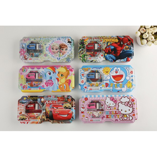 

Kotak Pensil Besi dan Set Alat Tulis Kartun