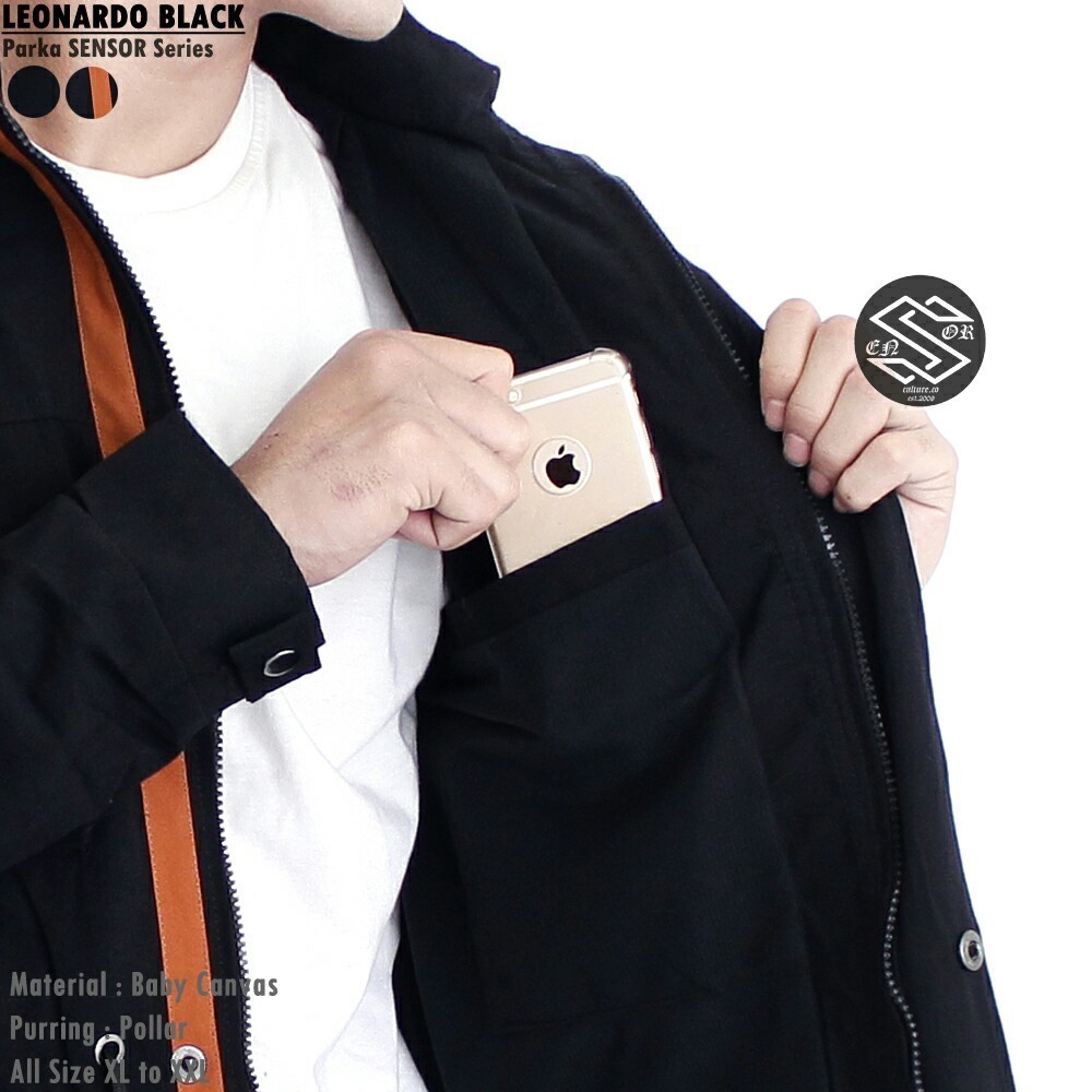 PREMIUM ! Jaket Parka Pria Canvas Premium Leonardo - Jaket Parka Ring - Jaket Untuk Mendaki