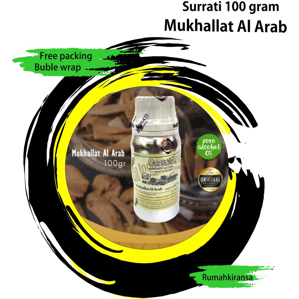 Parfum MUKHALLAT AL ARAB 100gr | Parfum Surrati | Surrati Perfumes | Bibit Minyak Wangi