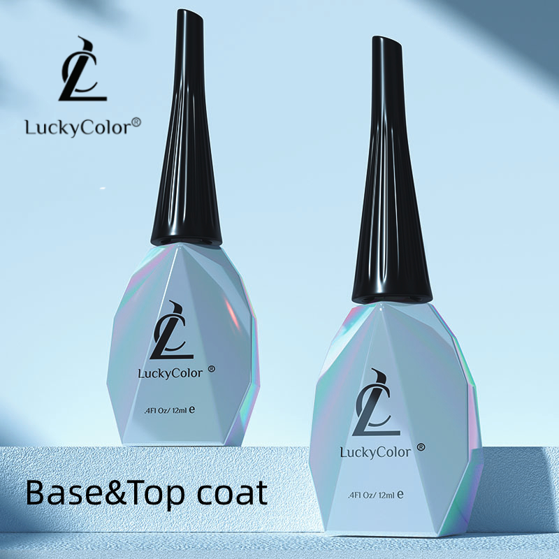 Jual [Ready Stock]LUCKYCOLOR Base Top Coat Kutek Gel UV Nail Gel Matte