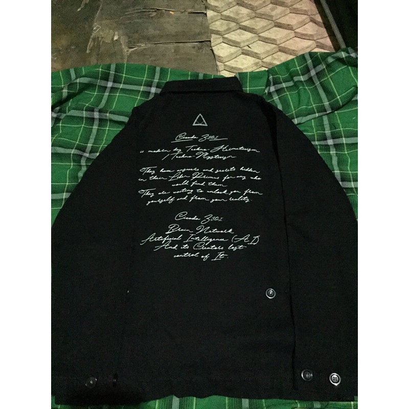 Jaket Aye&co whiteblack