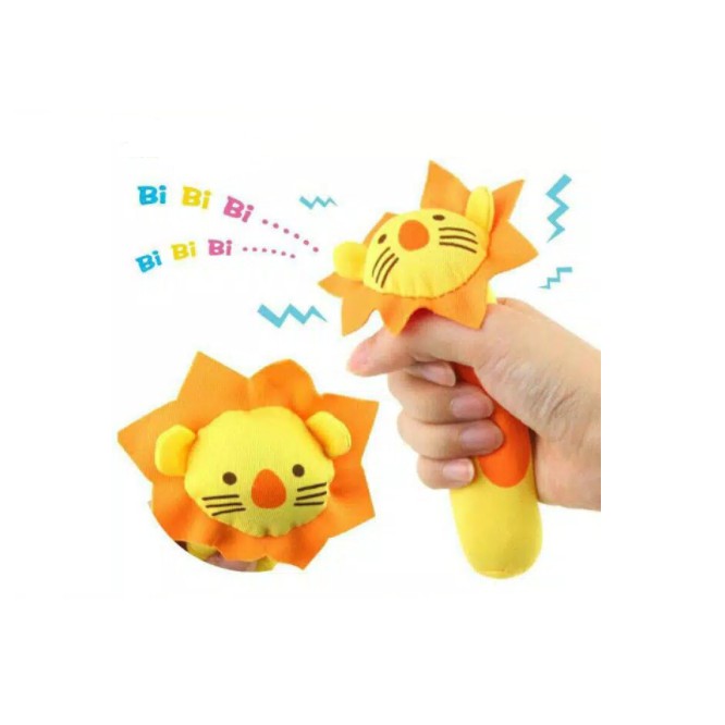 BSS Boneka Rattle Stick Mainan Bayi Bunyi Bit Bit Merangsang Anak