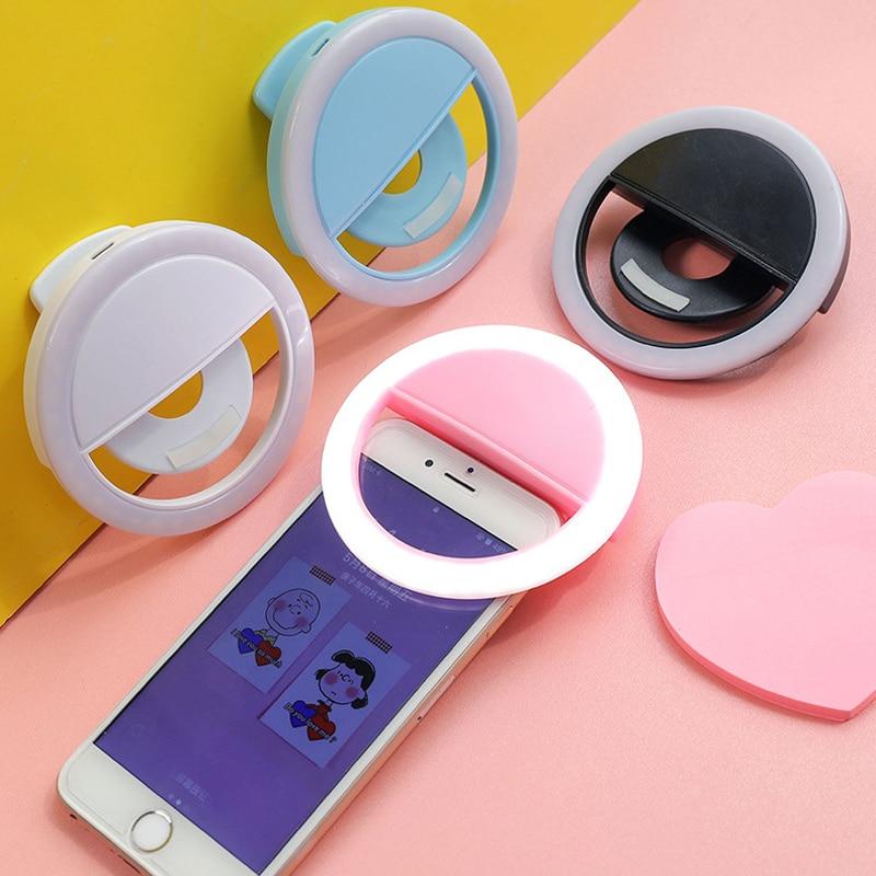 Ring Light Selfie LED / Ring light Lampu Selfie Bulat untuk hp / Kabel Charger Micro Usb charm eyes sg 11