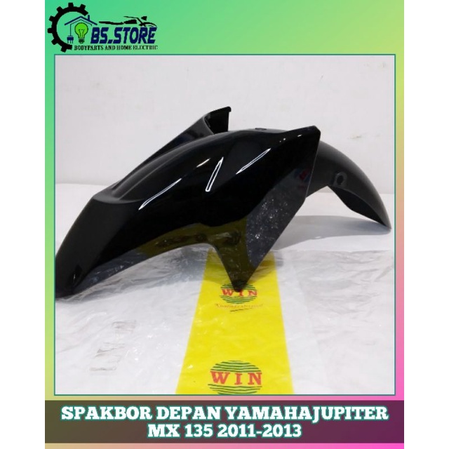 SPAKBOR DEPAN YAMAHA JUPITER MX 135 2011 2012 2013 HITAM | FRONT FENDER YAMAHA JUPITER MX 2011 2012 2013 HITAM