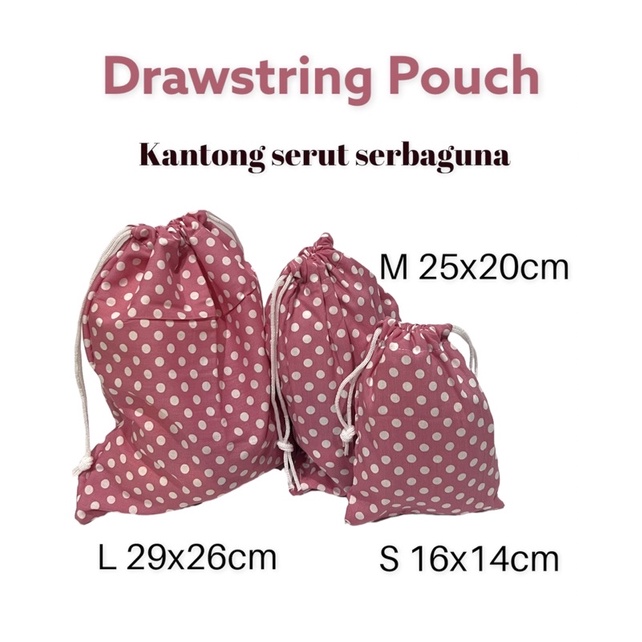 Fawn’G Handmade - Pouch serut Serbaguna Motif Karakter Kartun