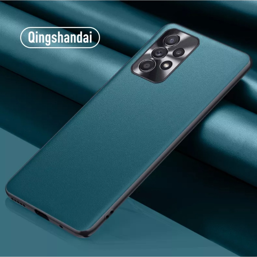 Vegan Leather Ring Camera SAMSUNG A23 A33 A53 A73 A52 A52s A72 A32 Case Cover kamera