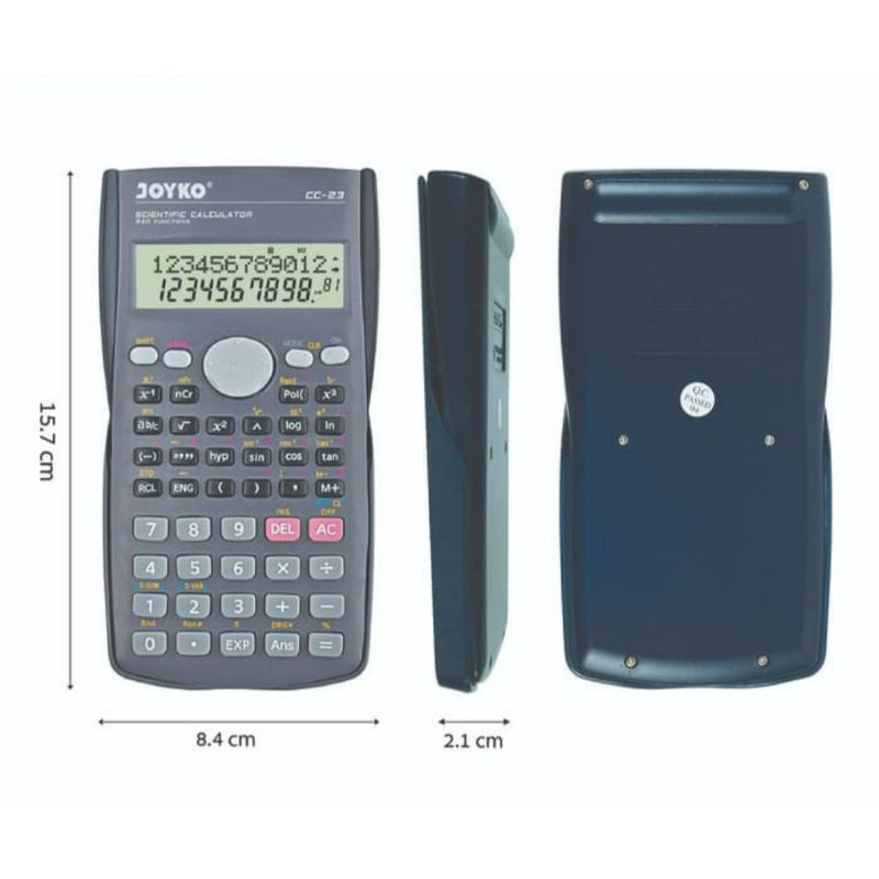 

Terlaris ✨ - Kalkulator / Scientific Calculator / Calculator CC-23 Joyko3.1.23