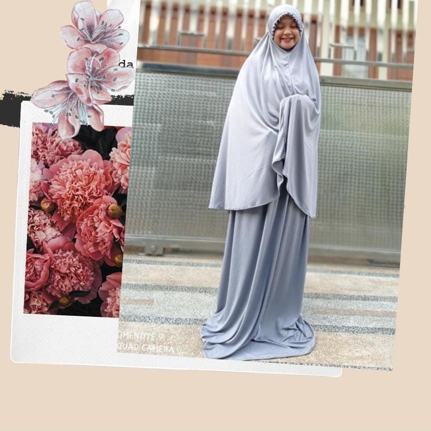 『Diskon』 >> Mukenah Jumbo Bigsize Bahan Kaos Jersey Tebal Mukena Dewasa XXXL Model Terbaru 2021 Mura