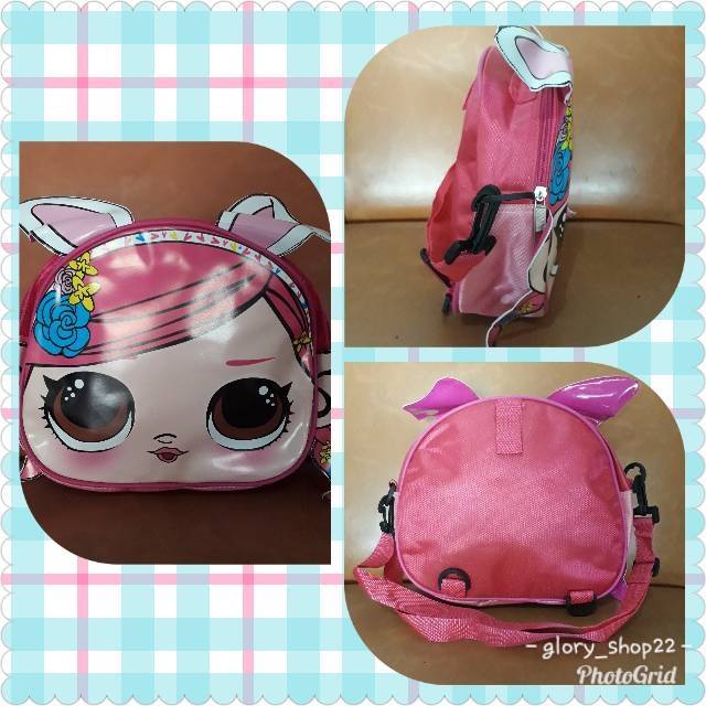 Tas LOL 2in1/tas LOL unicorn/tas anak LOL/tas selempang LOL/tas fashion anak/tas anak murah