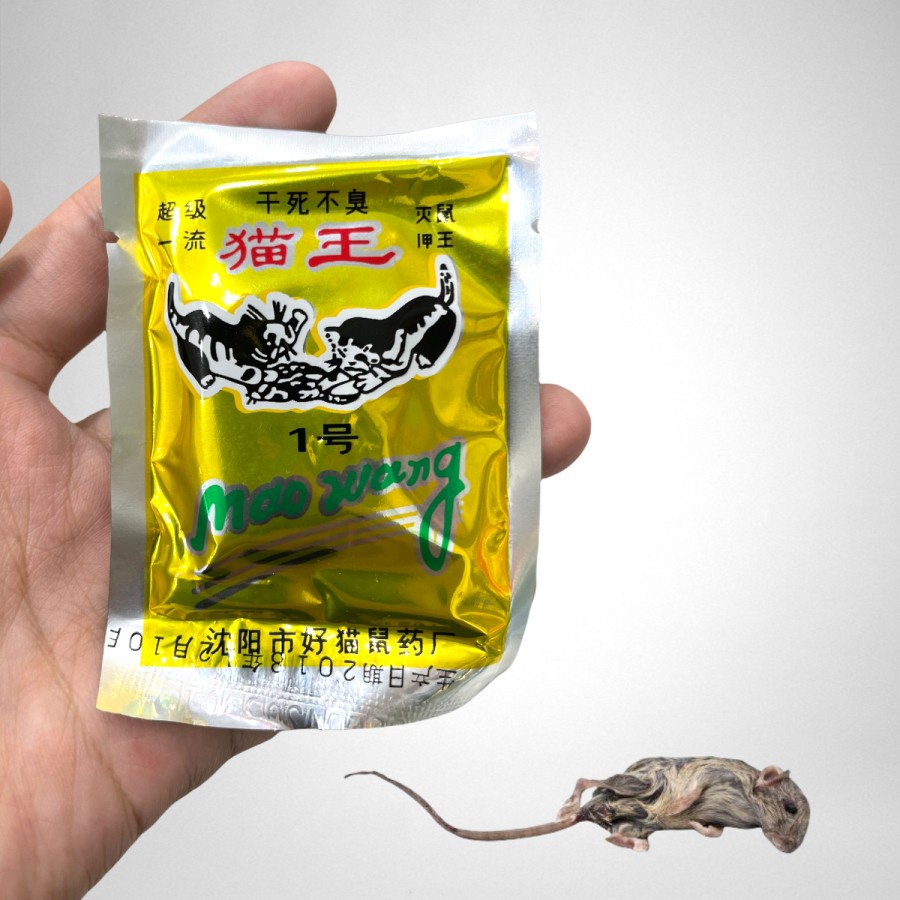 Racun tikus mao wang ORIGINAL kemasan warna kuning