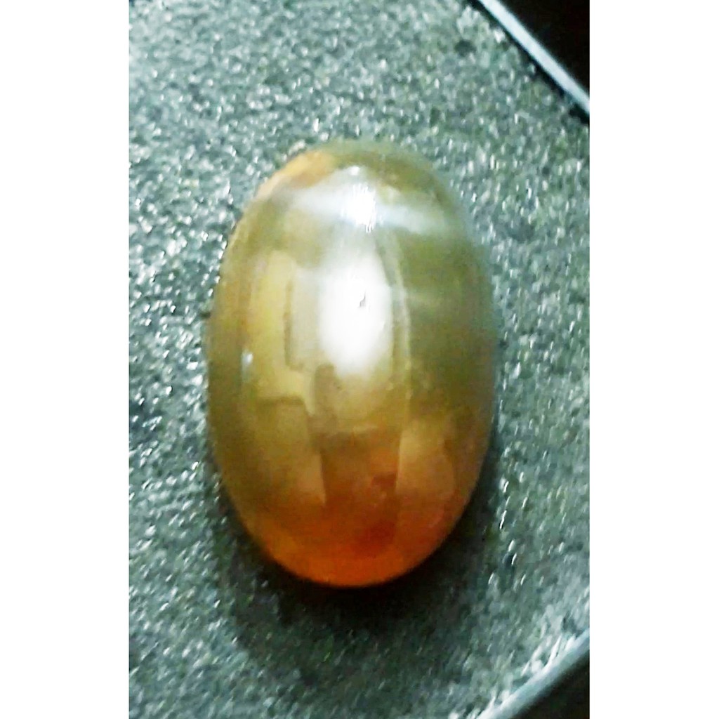 BACAN DOKO batu akik natural bacan coklat doko majiko kristal size 20,5mm