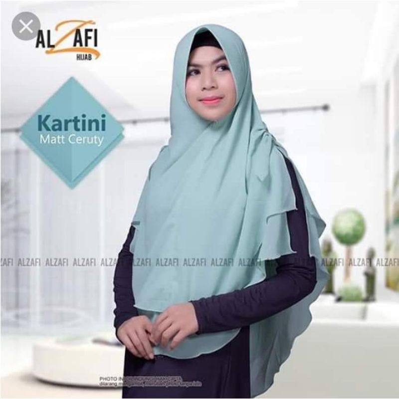 hijab alzafi bahan ceruty babydoll premium