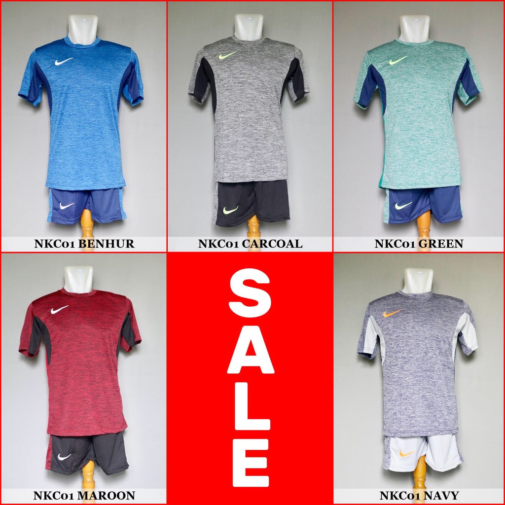 Setelan Futsal  Bola Sepakbola Premium NKC01 Baju Kaos  