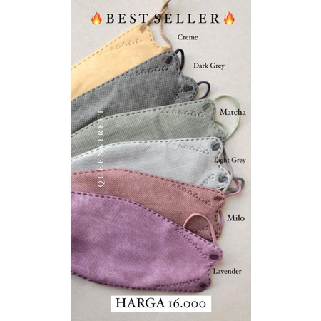 MASKER KF94 KOREA IMPORT (10pc/pax) SURABAYA
