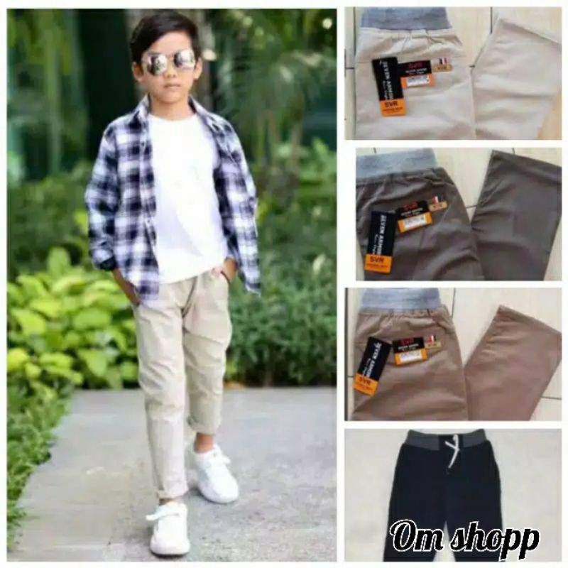 Celana Chino Anak Panjang Oshkosh Usia 1 - 14 Tahun Cewe Cowo UNISEX