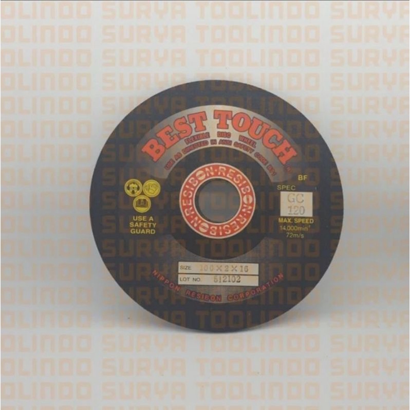 Nippon Resibon Polishing Wheel GC 120 / Batu Poles 100 x 2 (4x2) GC120