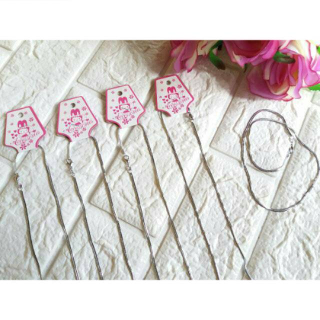 Kalung silver cowok cewek