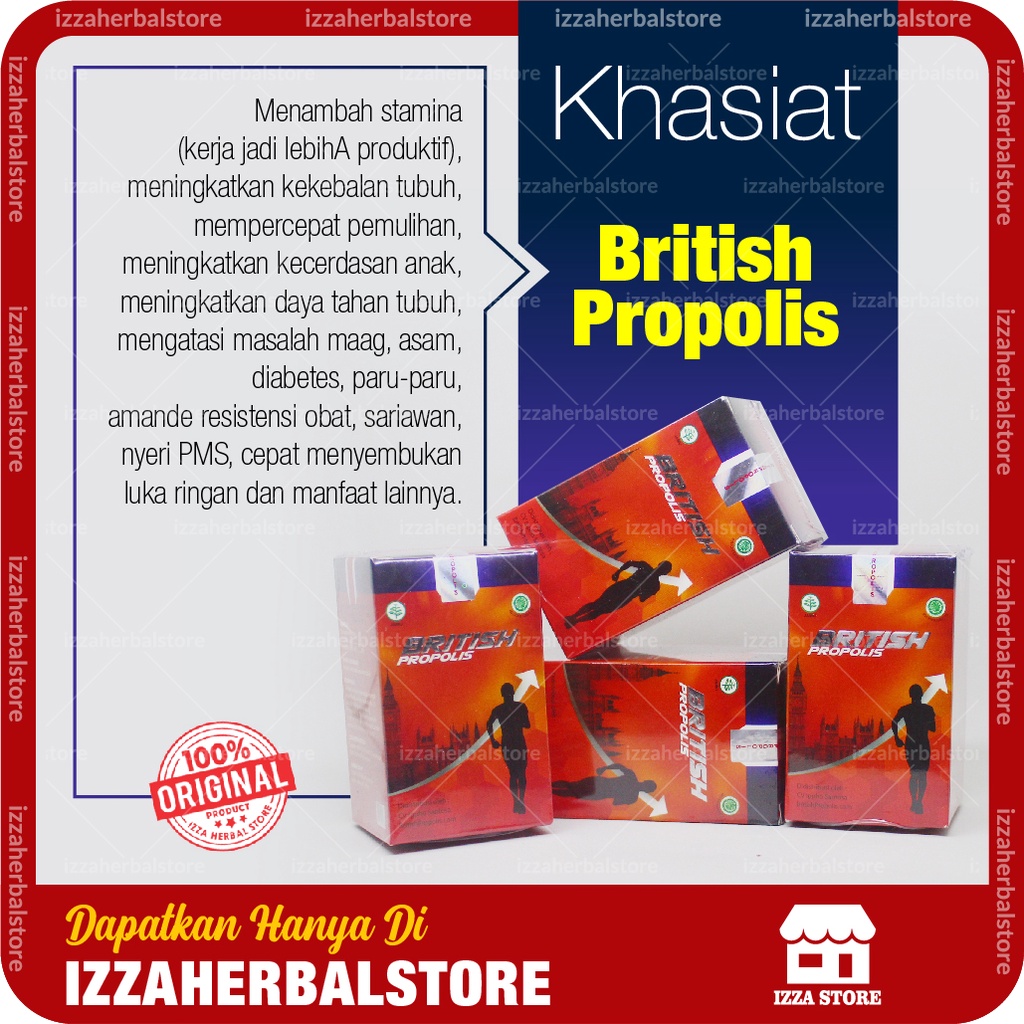 British Propolis Original Suplement Solusi Penambah Stamina Pria Aman Dan Terpercaya Herbal