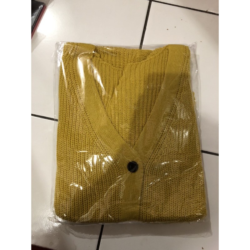 Lolly Cardy // Cardy rajut termurah by @stripetee_mrln-Lime