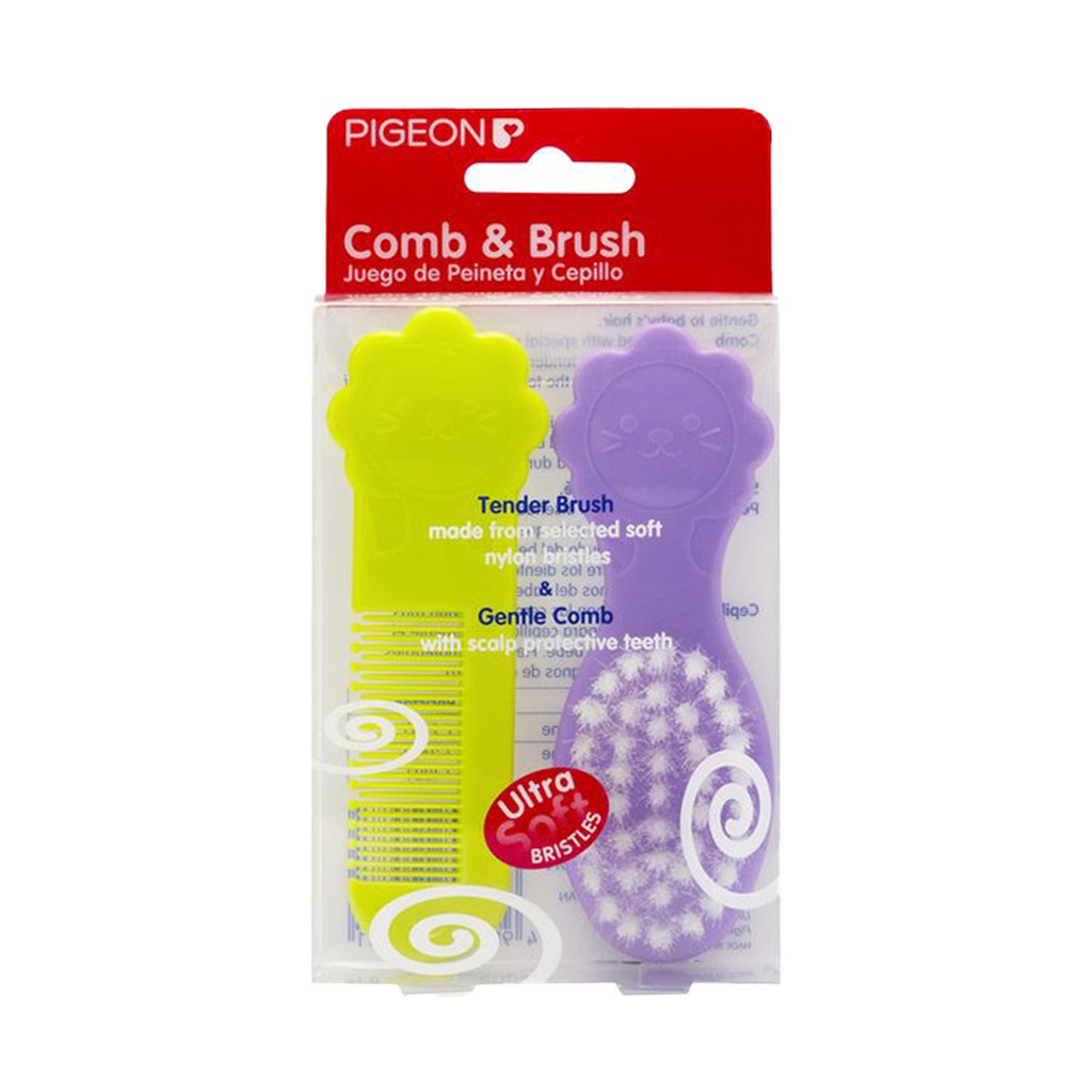 Pigeon Comb &amp; Brush Sisir &amp; Sikat Rambut Bayi