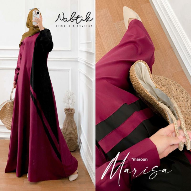 Gamis muslimah MARISA original by nabtik