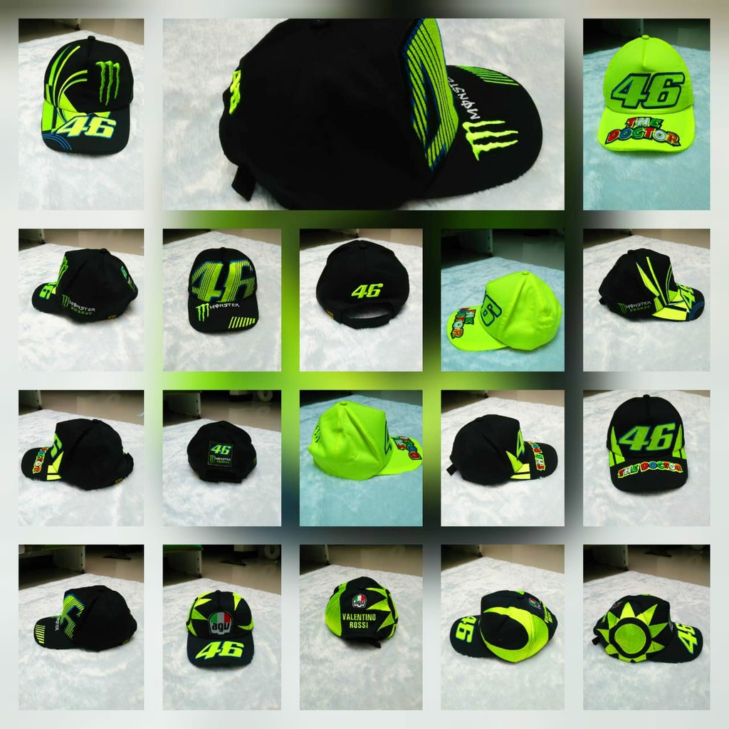 Topi MotoGP Vinale Rossi Sunmoon Morbidelli Monster 46