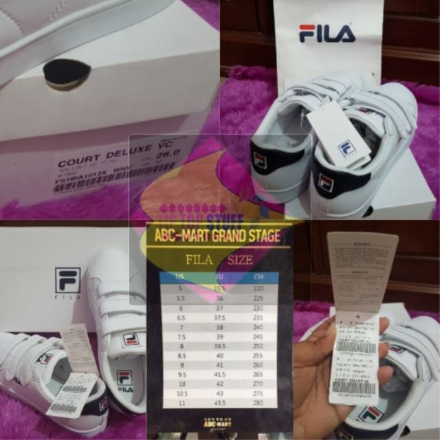 FILA COURT DELUXE VC SHOES / FILA ORIGINAL / FILA HAND CARRY / HAND CARRY KOREA /FILA KOREA ORIGINAL