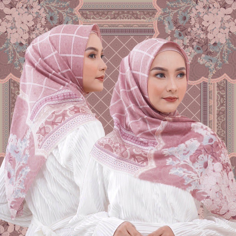 HYDRANGEA SCARF PINK CHERRY