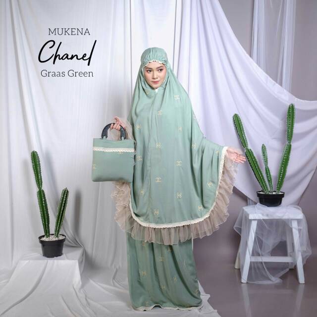 MUKENA CHANEL/ MUKENA BALI/ MUKENA JUMBO/ MUKENA RAYON PREMIUM/ MUKENA MEWAH