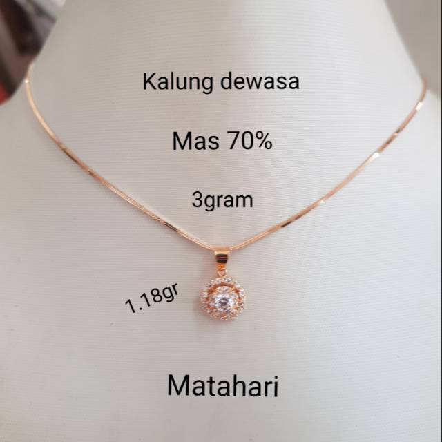 Download 50 Gambar Emas Kalung 1 Gram Paling Bagus Gratis HD