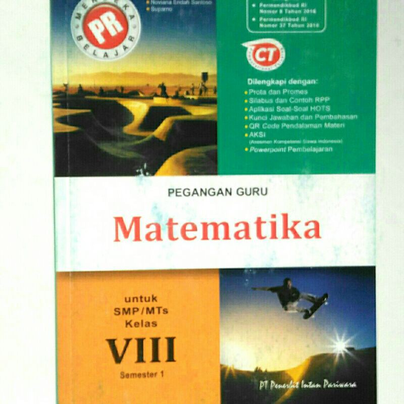 Buku PR peg guru pr mat kls VIII sem 1 2020