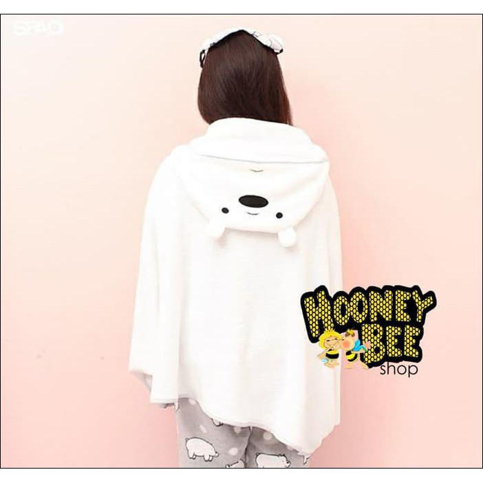 MINISO - SELIMUT WE BARE BEARS AIR CONDITIONER WE BARE BEARS - PUTIH