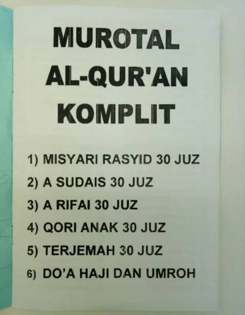 Memory Murotal Al-Qur'an V-Gen 16 Gb Original  V-Gen