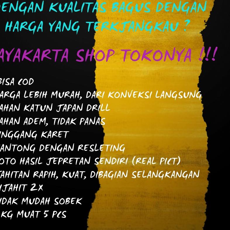✱ Celana Pendek Wanita Pria Kolor Wanita Celana Wanita Jumbo Big Size Pants Katun 5L Loreng Doreng ۝