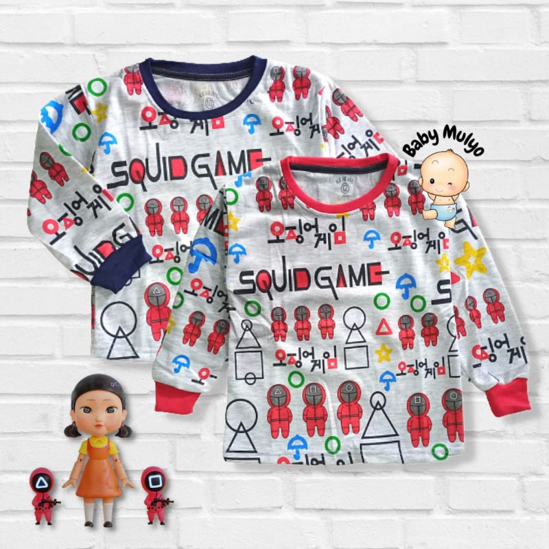 SETELAN BAJU SQUID GAME ANAK PEREMPUAN ANAK LAKI-LAKI TERMURAH