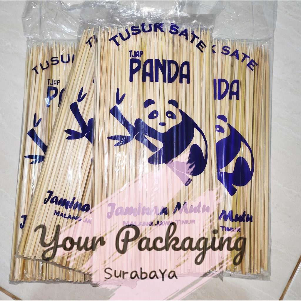 Tusuk Sate Bambu Cap Panda