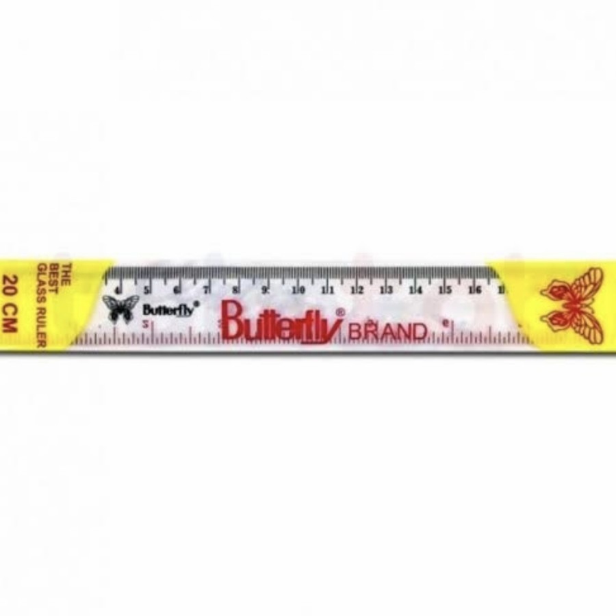 

Penggaris plastik 20cm 20 cm butterflY