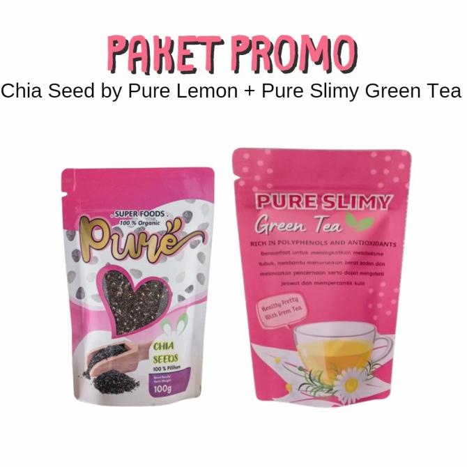 

Paket Promo Chia Seed 100 gr + Green Tea 30 gr