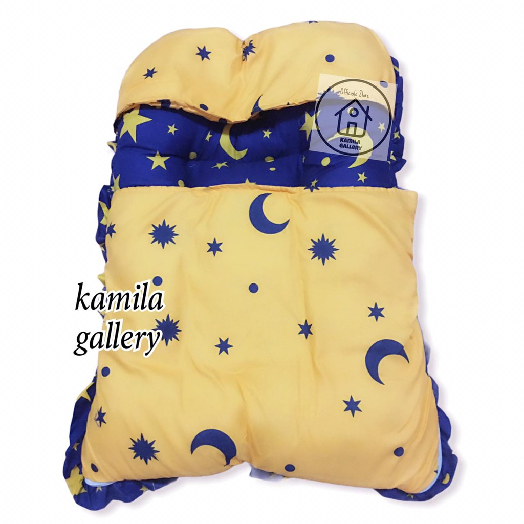 FREE BANTAL AWAN PEYANG!! KASUR BAYI SLEEPING BAG SELIMUT BAYI TOPI / KASUR BAYI RESLETING TERMURAH