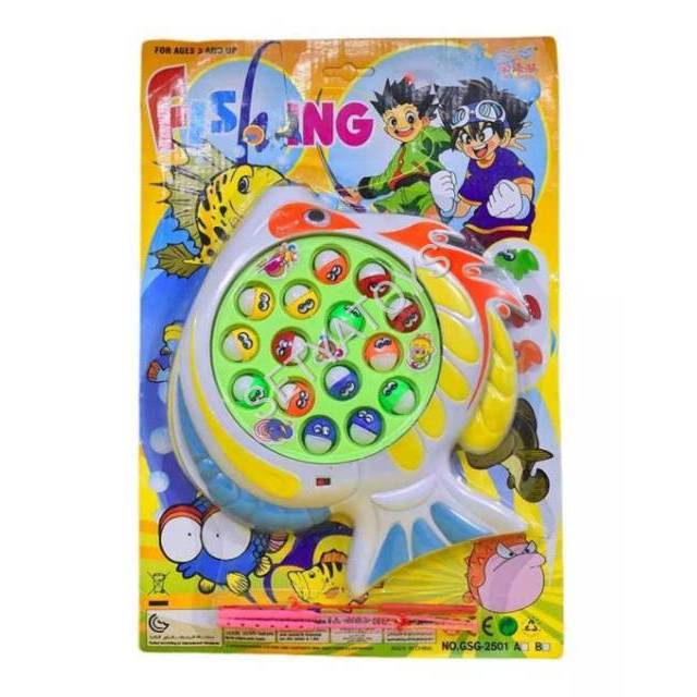 Mainan Anak Fishing Game Pancingan Ikan Besar Set